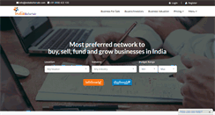 Desktop Screenshot of indiabizforsale.com