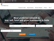 Tablet Screenshot of indiabizforsale.com